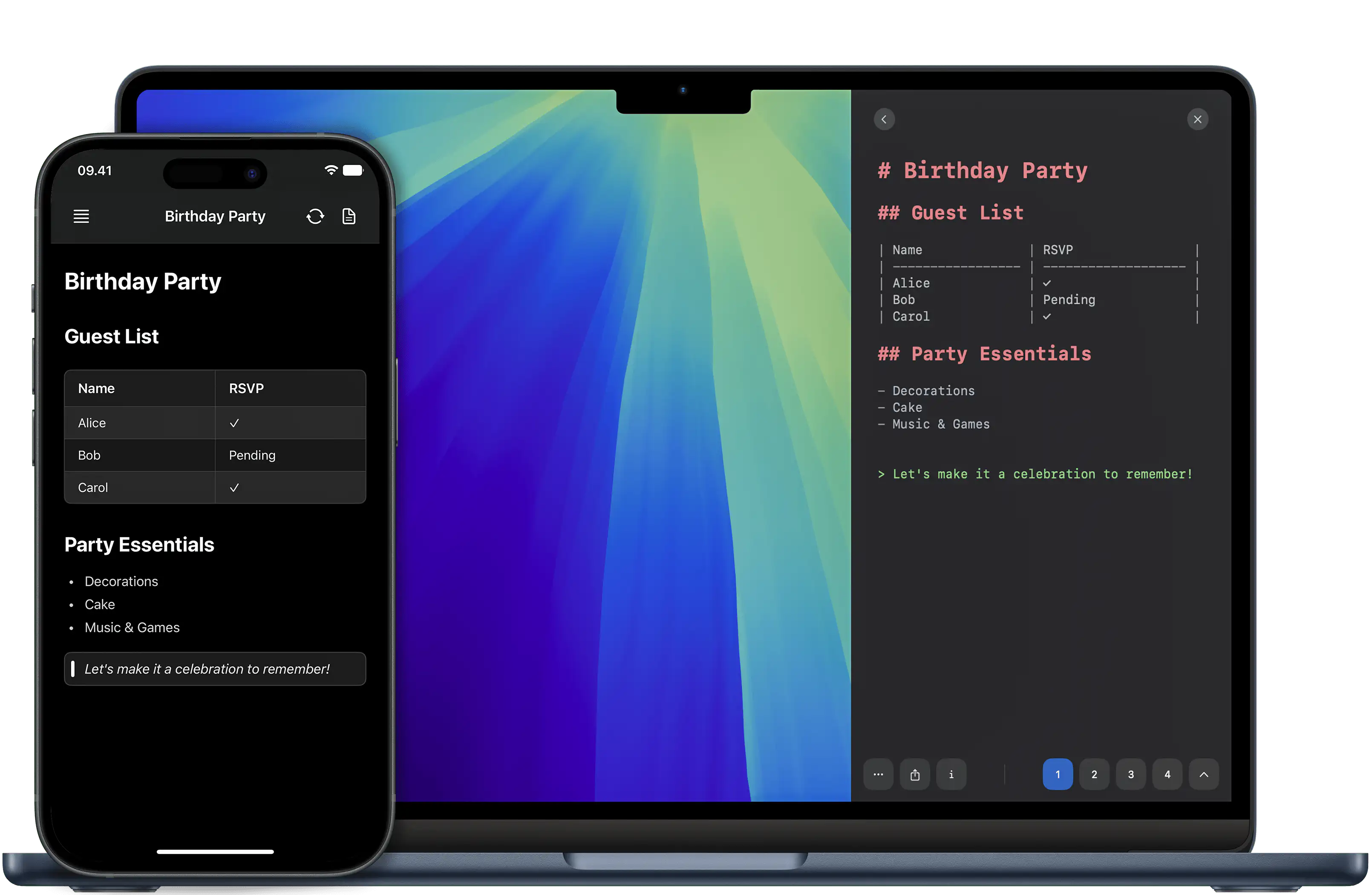 Laptop preview