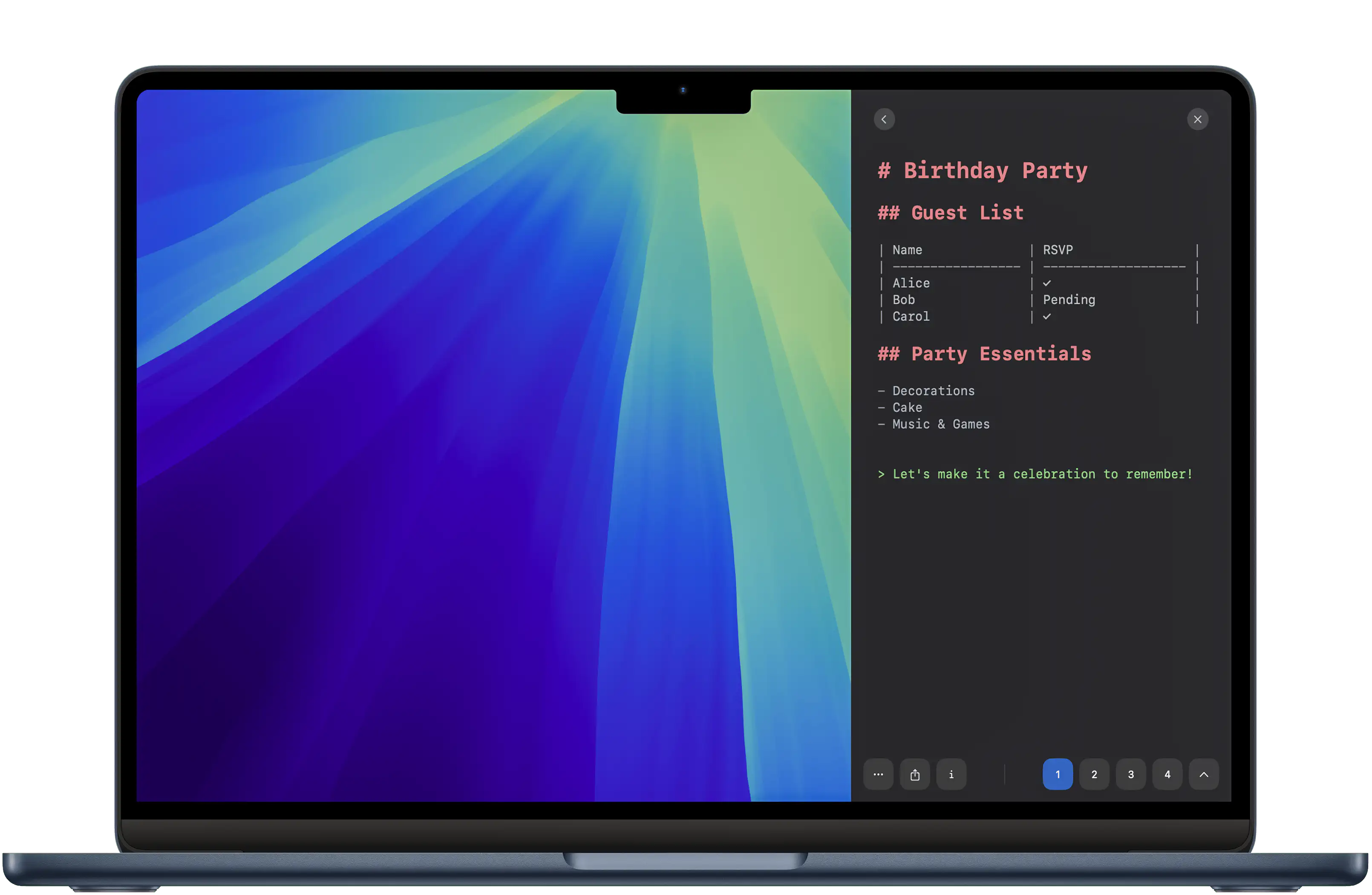 Laptop preview